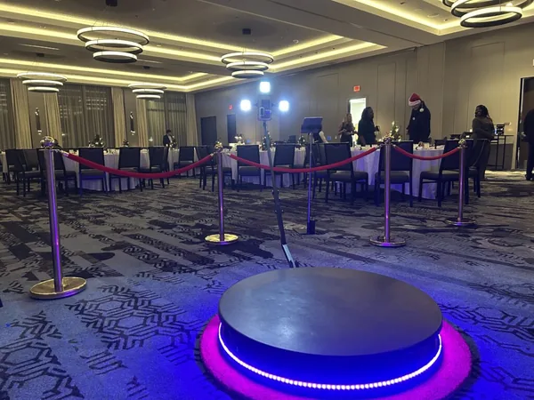 360 Photo Booth setup from Jump King
